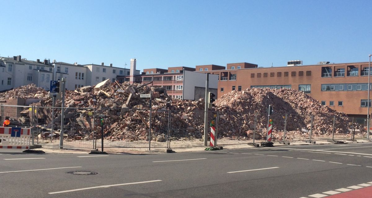 Das ehemalige C&A-Gebäude auf dem