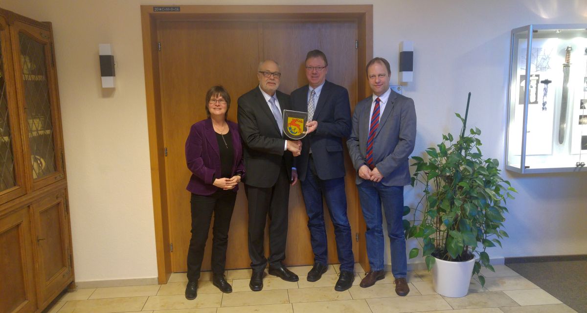 Mitglied des Bundestages Rainer Hajek zu Besuch in Bockhorn. 