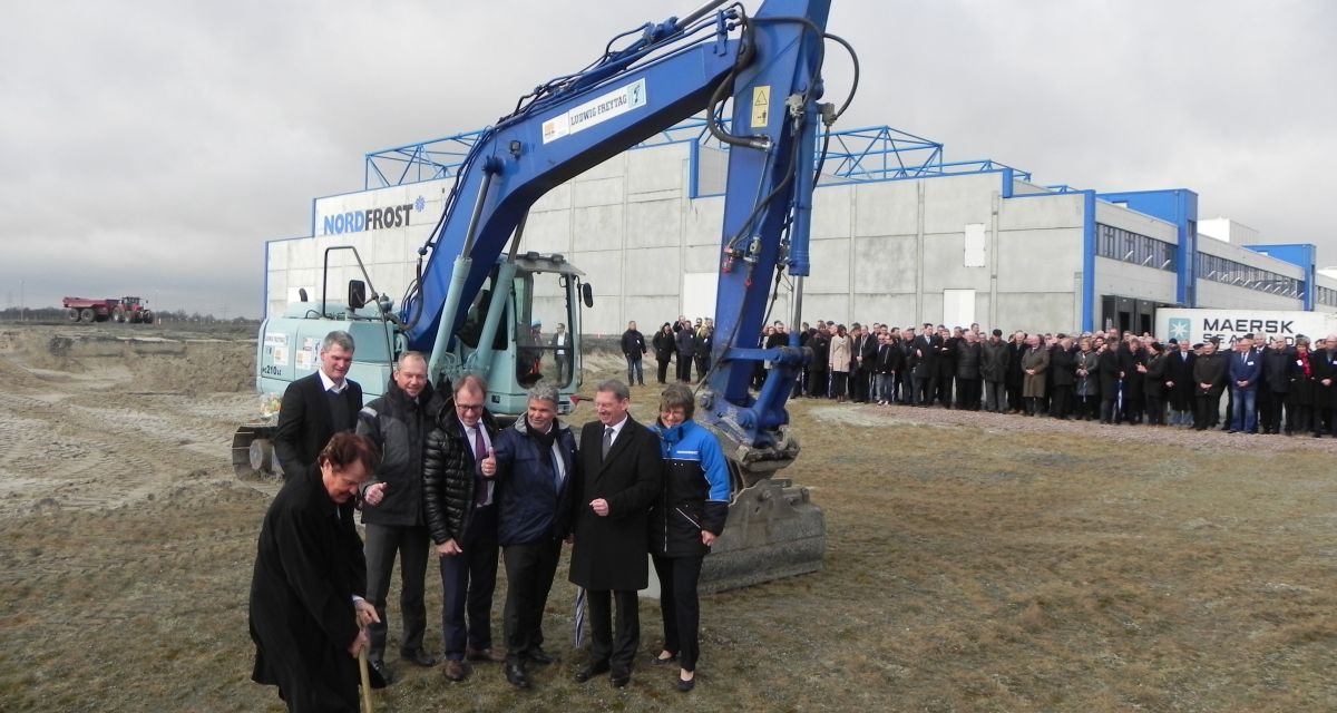Spatenstich JadeWeserPort Nordfrost