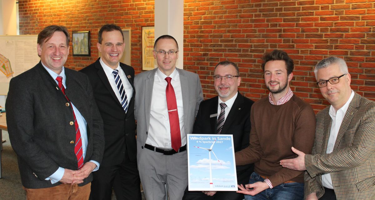 Sander Windpark fast fertig