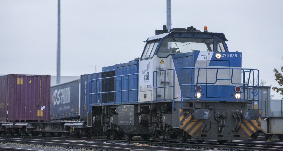 Güterzuglinie zwischen JWP und Duisburg