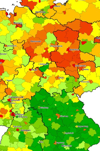 Wilhelmshaven mit höchster Schuldnerquote