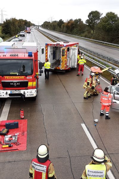 Verkehrsunfall auf der A29