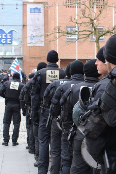 Demonstration ohne Störungen