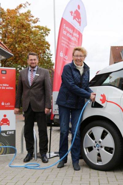 Neue Strom-Tankstelle in Schortens