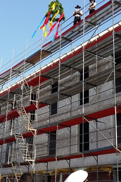 Richtfest auf Marinestützpunkt