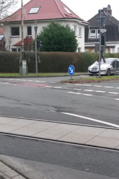 Straßenbeleuchtung an Sander Bahnübergang wird repariert