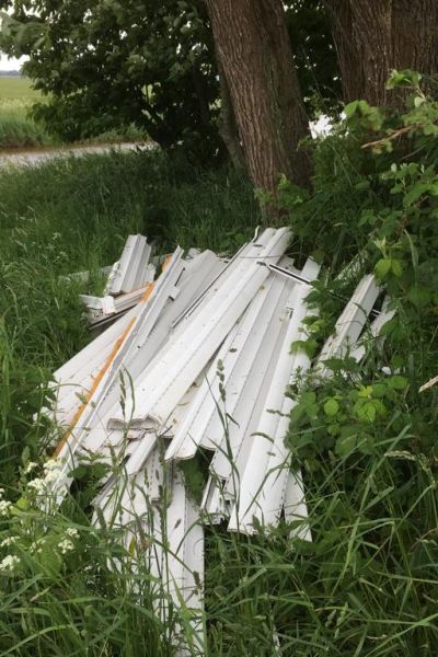 Illegale Abfallentsorgung in Etzel