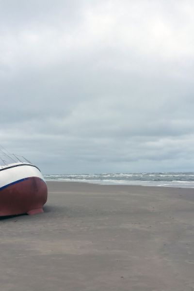 Segler stranden vor Borkum