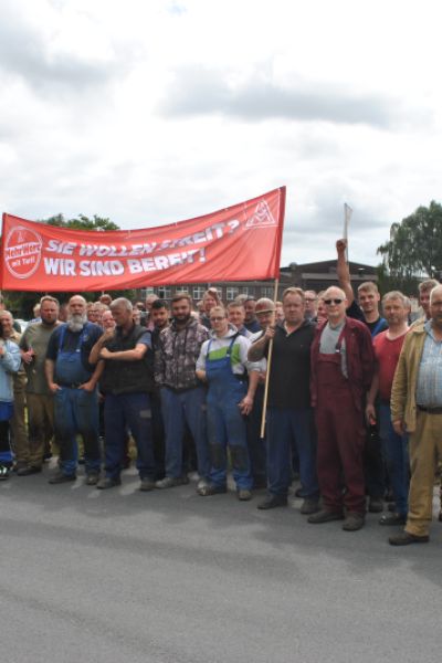 Tarifabschluss-Demonstration in Sande
