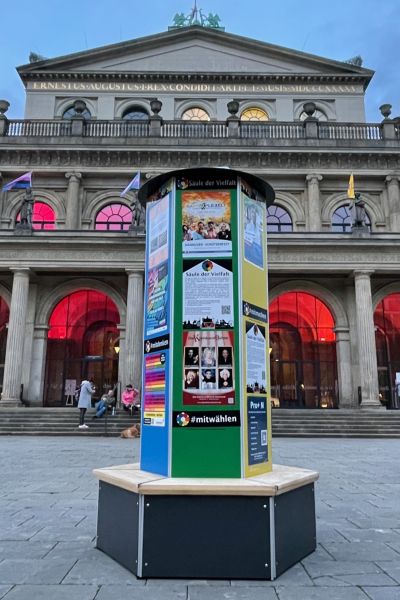 Säule der Vielfalt kommt nach Wilhelmshaven