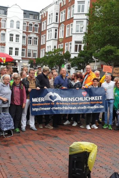 Kundgebung für Seenotrettung