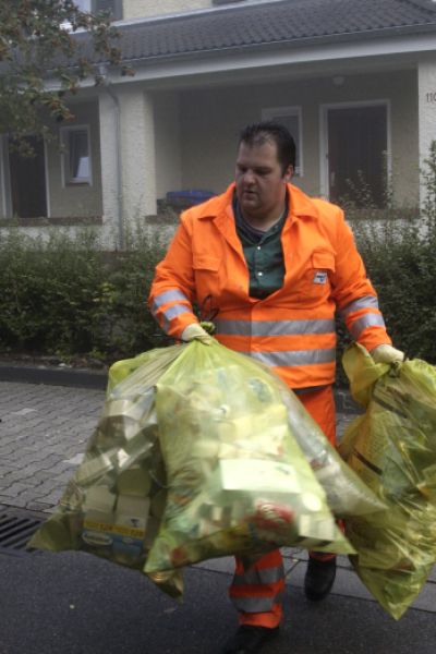 Friesländer gegen Gelbe Säcke