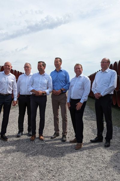 Baustart für Wilhelmshavener Anschlussleitung