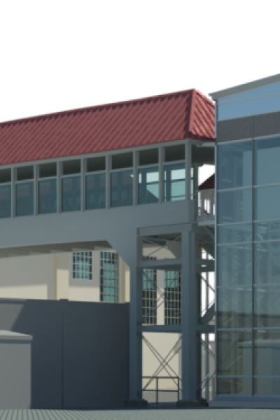 Umbau der Vareler Bahnsteigbrücke beginnt