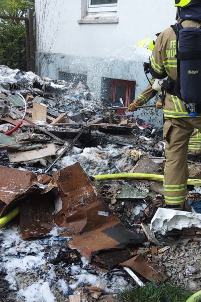 Brand in der Ebertstraße in Wilhelmshaven