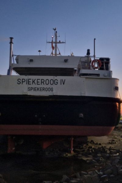 Bergung der Spiekeroog IV hat begonnen