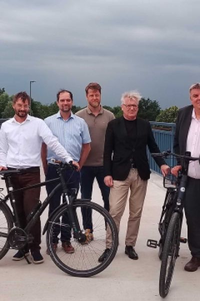 Fahrrad- und Fußwegbrücke in Potenburg offiziell eröffnet