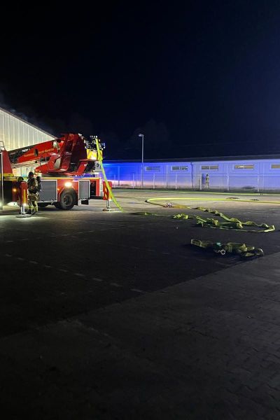 Feuer in leerstehendem Discount-Markt