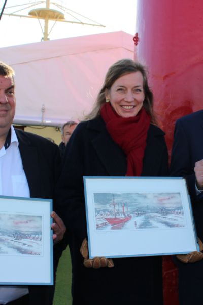 Feuerschiff „Norderney“ offiziell als Museumsschiff eröffnet