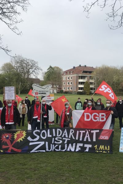 Solidaritäts Kundgebung für Premium Aerotec