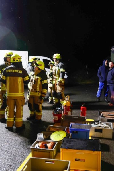 Gemeinsame Übung von Polizei, Feuerwehr und Bundeswehr