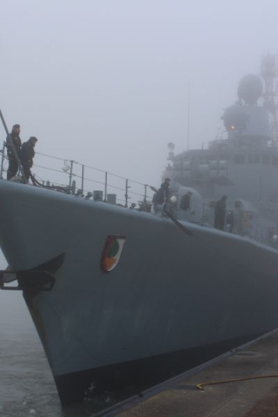 Augsburg kehrt in Heimathafen zurück