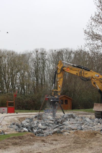 Traditioneller Spatenstich am Freibad Jever
