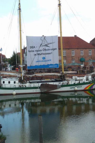 Kaimauer in Hooksiel sanierungsbedürftig