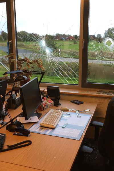 Sachbeschädigung beim Jobcenter in Wittmund