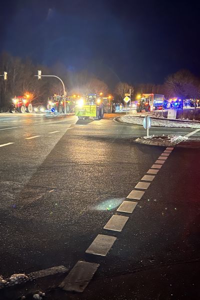 Landwirte demonstrieren in Wittmund