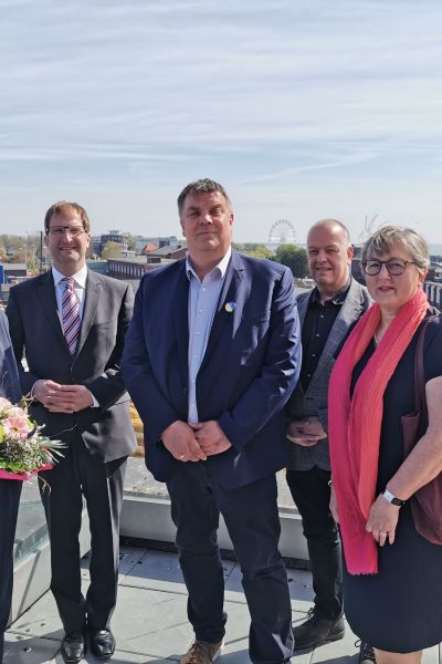 Betriebsleiterin Simone Groh verabschiedet sich von GGS