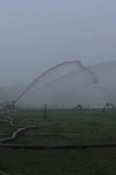 Nord-West Ölleitung stellt bei Übung neue Feuerlöschanlage vor