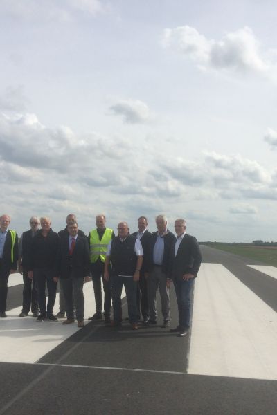 Landebahn am JadeWeserAirport saniert