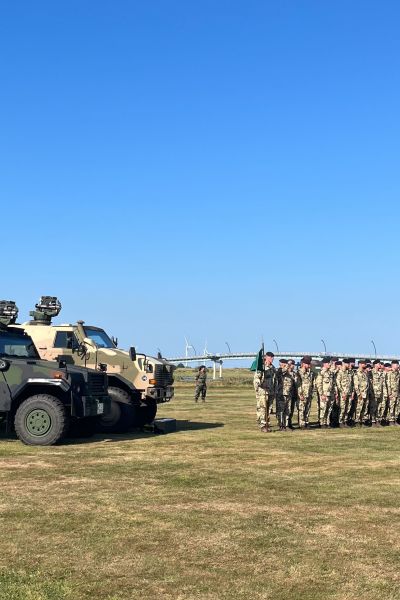 Rund 120 Einsatzkräfte des Objektschutzregiments „Friesland“ verabschiedet