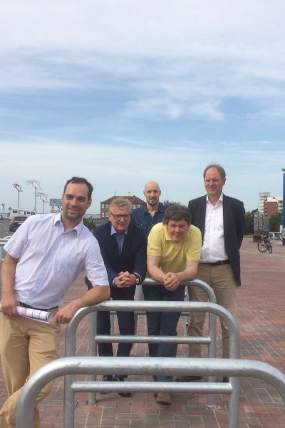 Neuer Fahrradabstellplatz in Wilhelmshaven