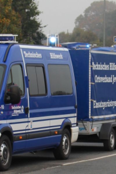 Vareler THW bekämpfen Starkregen-Auswirkungen in Ihlow