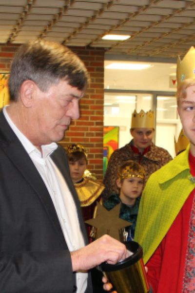 Sternsinger im Schortenser Rathaus
