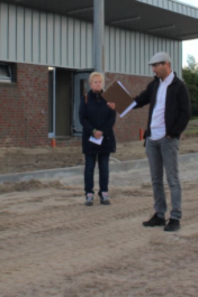 Stadionumbau in Wittmund im Zeitplan