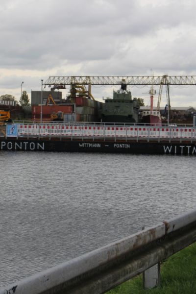 Behelfsbrücke wieder geöffnet