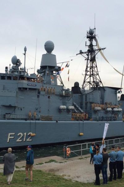 Fregatte Karlsruhe kehrt vom Einsatz zurück