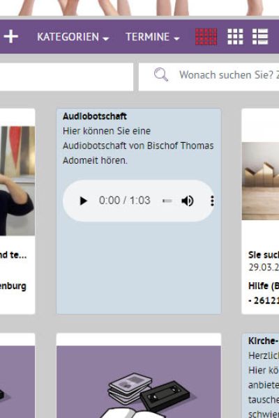 Neues Online Portal „Kirche hilft!“