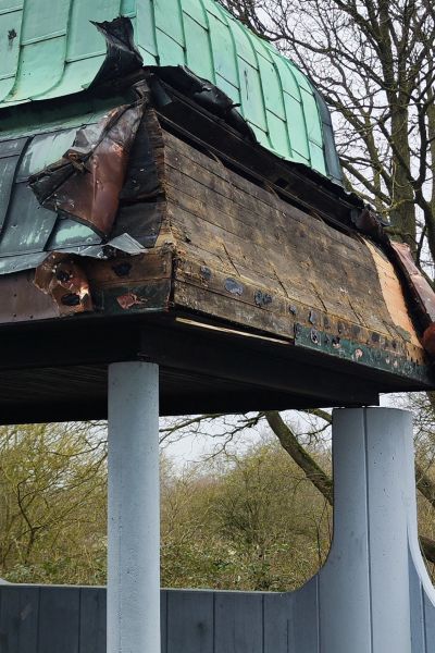 Kupferdiebstahl am Rüstringer Berg