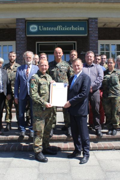 Wangerland bekräftigt Freundschaft zu Objektschutzregiment