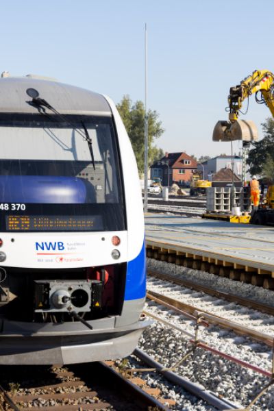 NordWestBahn kritisiert Baustellenkommunikation der Deutschen Bahn