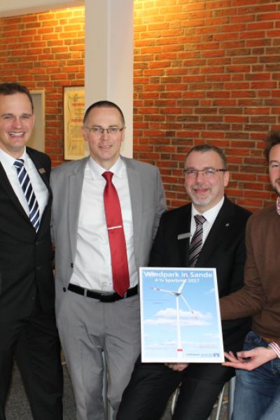 Sander Windpark fast fertig