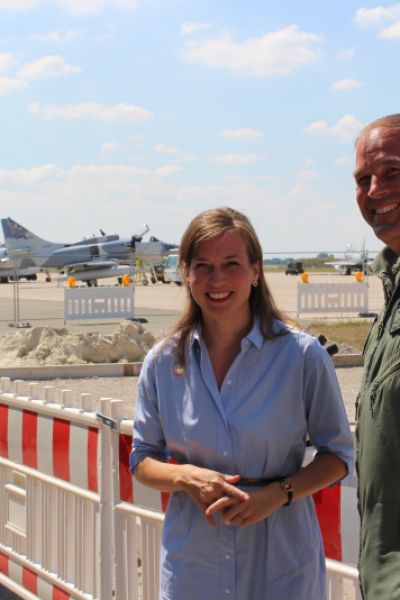 Baumaßnahmen am Luftwaffenstützpunkt schreiten voran