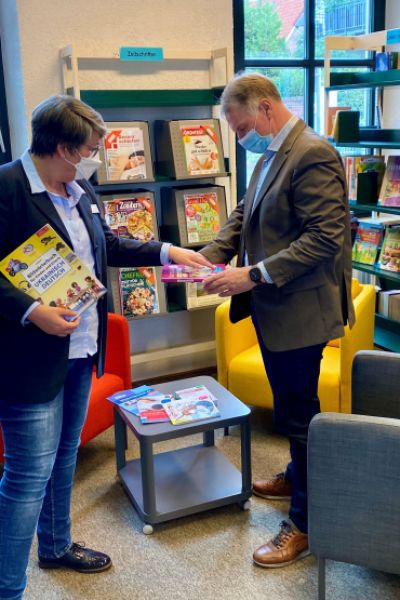 Stadtbibliothek Varel eröffnet neu eingerichteten Willkommensbereich