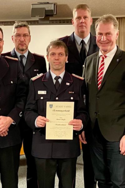 Neuer Stadtbrandmeister in Varel gewählt
