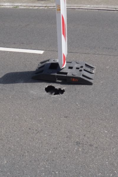 Wilhelmshaven: Straßeneinbruch in der Werftstraße